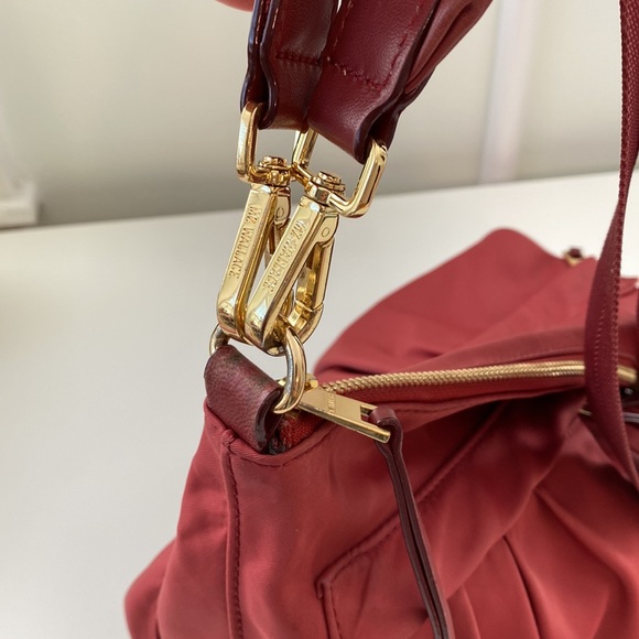 MZ Wallace Jordan Hobo Crossbody Bag Rose Pink - Picture 6 of 16